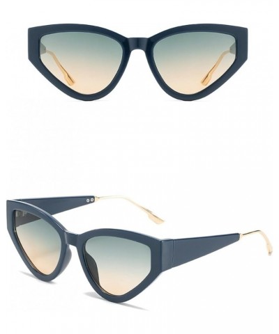 Cat Eye Triangle Shades for Men and Women, Outdoor Vacation Sun Glasses (Color : A, Size : Medium) Medium D $16.10 Designer