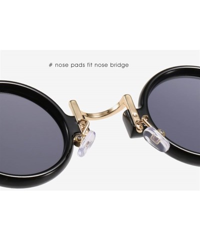 Retro Punk Outdoor Vacation Sunglasses for Men and Women (Color : A, Size : 1) 1 B $13.80 Designer