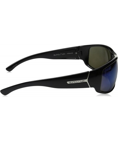 Men's Turbine Polarized Sunglasses Black Frame $26.62 Designer