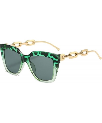 Square Large Frame Fashion Sunglasses for Men and Women (Color : D, Size : Medium) Medium A $19.74 Designer