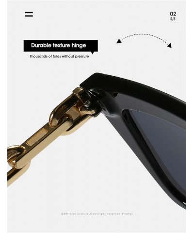 Square Large Frame Fashion Sunglasses for Men and Women (Color : D, Size : Medium) Medium A $19.74 Designer