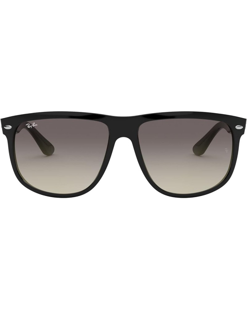 RB4147 Boyfriend Square Sunglasses Black $62.07 Designer