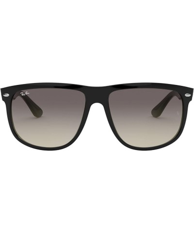 RB4147 Boyfriend Square Sunglasses Black $62.07 Designer