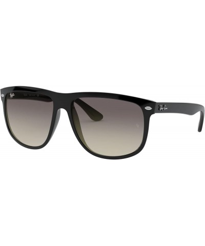 RB4147 Boyfriend Square Sunglasses Black $62.07 Designer