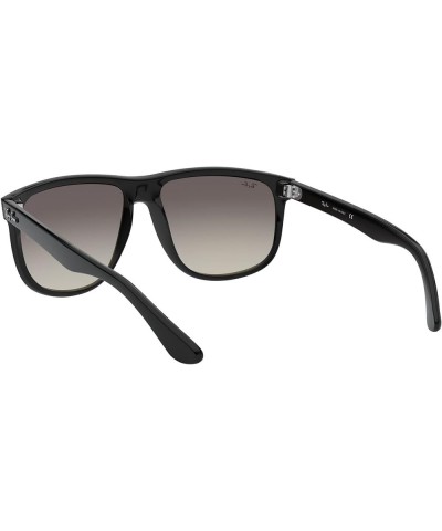 RB4147 Boyfriend Square Sunglasses Black $62.07 Designer