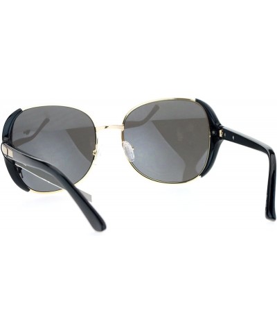 Womens Fashion Sunglasses Trendy Chic Square Frame UV 400 Eyewear Black (Silver Mirror) $10.00 Square