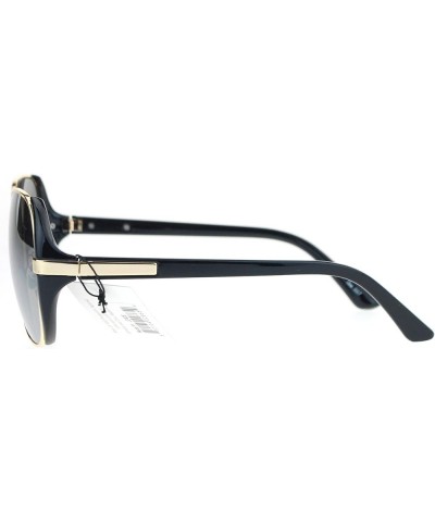 Womens Fashion Sunglasses Trendy Chic Square Frame UV 400 Eyewear Black (Silver Mirror) $10.00 Square