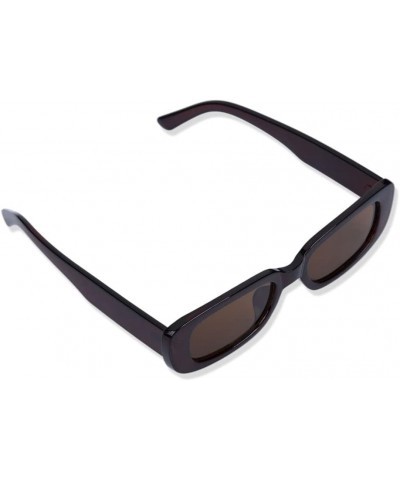 9074 Small Sunglasses for Women Trendy Glasses UV400 Protection Fit Over Sunglasses for Women Brown No.2 $10.08 Sport