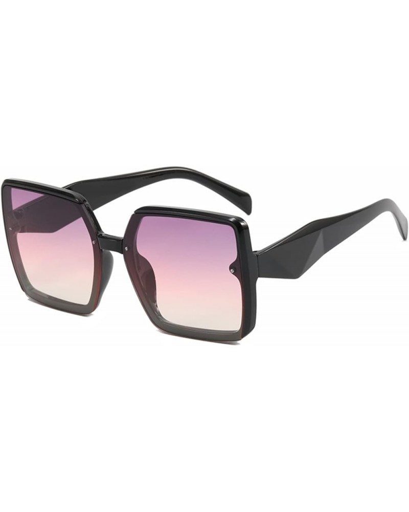 Square Large Frame Men And Women Outdoor Prom Party Decorative Sunglasses D $43.37 Sport