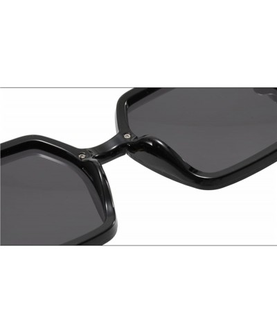 Square Large Frame Men And Women Outdoor Prom Party Decorative Sunglasses D $43.37 Sport