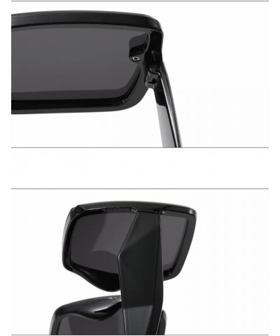 Square Large Frame Men And Women Outdoor Prom Party Decorative Sunglasses D $43.37 Sport