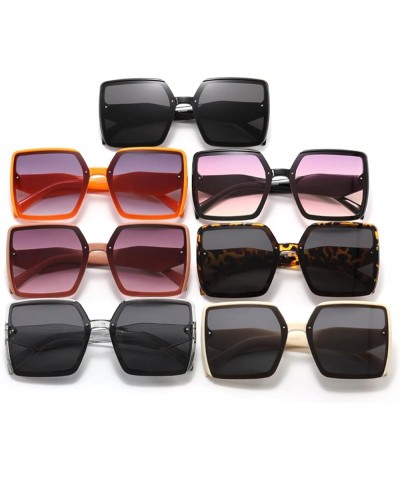 Square Large Frame Men And Women Outdoor Prom Party Decorative Sunglasses D $43.37 Sport