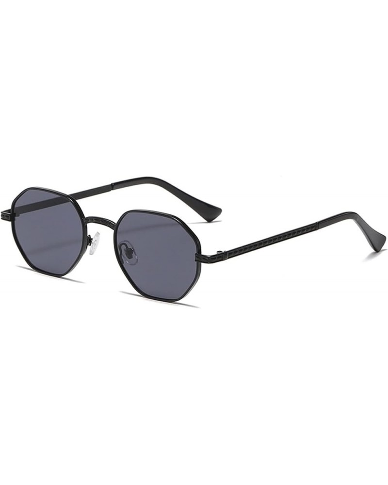 Fashion Metal Small Frame Sunglasses for Men and Women for Outdoor Vacation (Color : E, Size : 1) 1 C $21.96 Designer