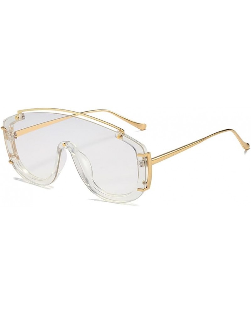 Oversized Sunglasses For Women Siamese Square Frame Sun Glasses 9336 C8 $49.47 Oversized