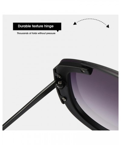 Oversized Sunglasses For Women Siamese Square Frame Sun Glasses 9336 C8 $49.47 Oversized