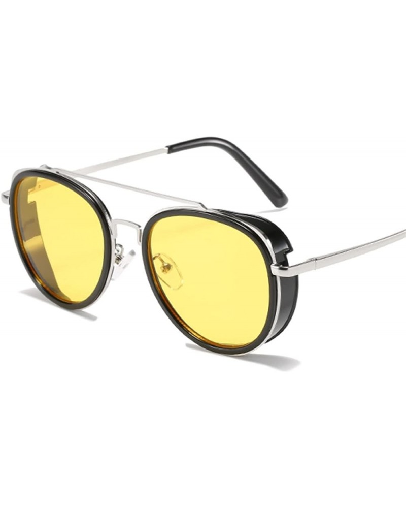 Punk Retro Men and Women Outdoor Vacation UV400 Sunglasses (Color : C, Size : 1) 1 I $17.48 Designer