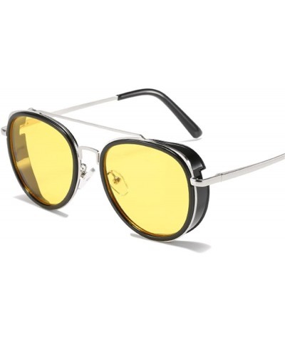 Punk Retro Men and Women Outdoor Vacation UV400 Sunglasses (Color : C, Size : 1) 1 I $17.48 Designer