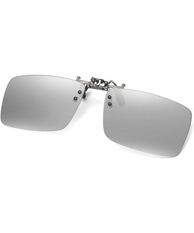 Color Changing Clip-on Sunglasses, Over Prescription Glasses,Flip Up Driving Glasses Anti-Glare Polarized Glasses Gray $5.27 ...