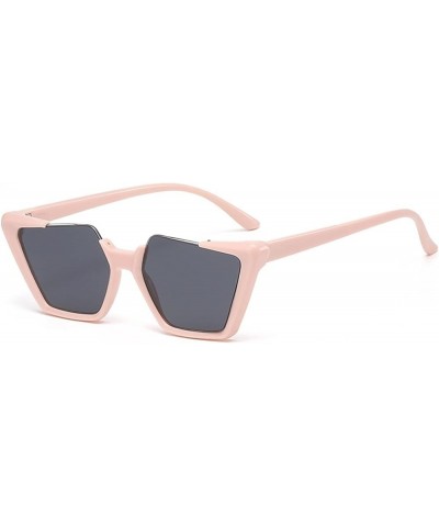 Men and Women Street Photography Sunglasses Outdoor Vacation Sunshade Party (Color : D, Size : Medium) Medium D $15.60 Designer