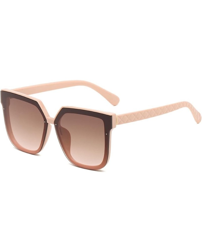 Square Ladies Sunglasses, Outdoor Vacation Beach Sunglasses (Color : D, Size : Medium) Medium D $18.86 Designer