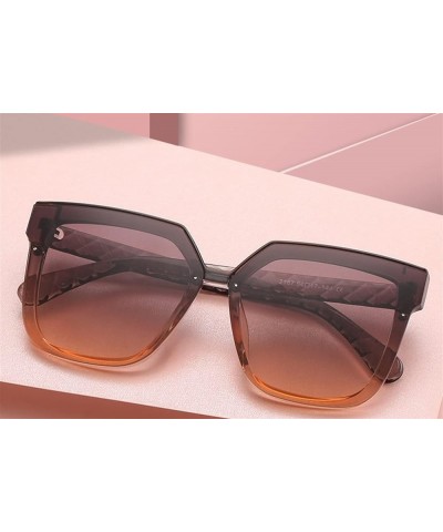 Square Ladies Sunglasses, Outdoor Vacation Beach Sunglasses (Color : D, Size : Medium) Medium D $18.86 Designer