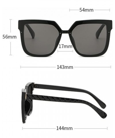 Square Ladies Sunglasses, Outdoor Vacation Beach Sunglasses (Color : D, Size : Medium) Medium D $18.86 Designer