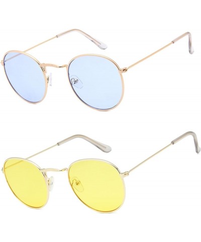 2PCS Personalized Colorful Gradient Polarized Metal Frames Sunglasses, Fashion Accessories, Travel, Driving, Party, F9f+10 $1...