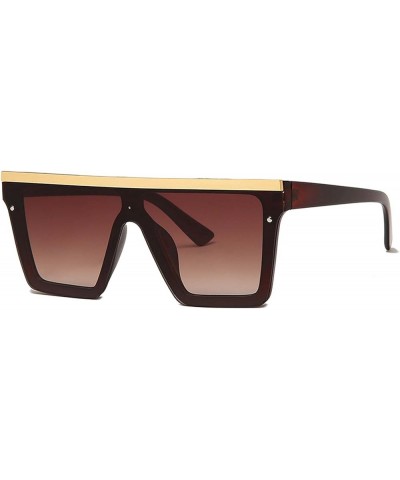 Sunshade Square Sunglasses Outdoor Holiday Street Shooting Glasses Gift (Color : E, Size : Medium) Medium C $17.78 Designer