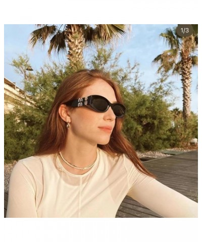 Female Personality Small Oval Sunglasses: UV Protection,r for Photography, Driving, Partying, Running, Traveling P6 $11.39 De...