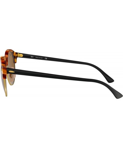 Rb4246 Clubround Round Sunglasses Spotted Brown Havana/B-15 Brown $47.34 Round