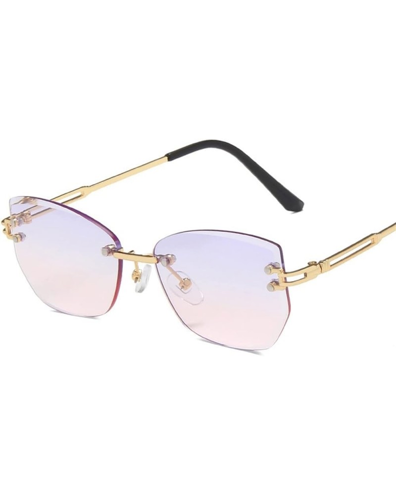 Beach Sports photo shopping Rimless Outdoor Vacation Decorative Women Sunglasses E $16.82 Rimless