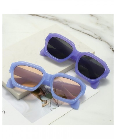 Personalized Square Men and Women Sunglasses Outdoor Vacation Fashion Decorative Sunglasses (Color : H, Size : 1) 1 J $15.46 ...