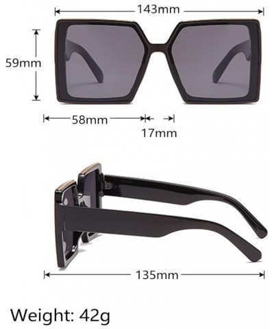 Women Mens Catwalk Popular Large Frame Polarized Sunglasses Retro Fashion compatible with Polarized Teen Girls Orange $7.84 A...