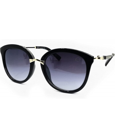 G8431 Premium Oversize XL Womens Mens Retro Classic Vintage Womens Mens Funky Fashion Candy Flat Sunglasses Black $9.66 Overs...