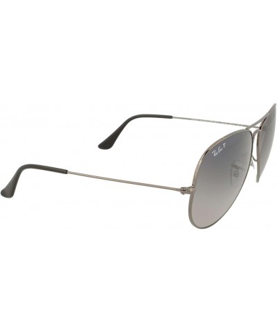 0RB3025004/7858 Aviator Large Metal Gunmetal Blue Gradient Grey Lens $86.95 Aviator