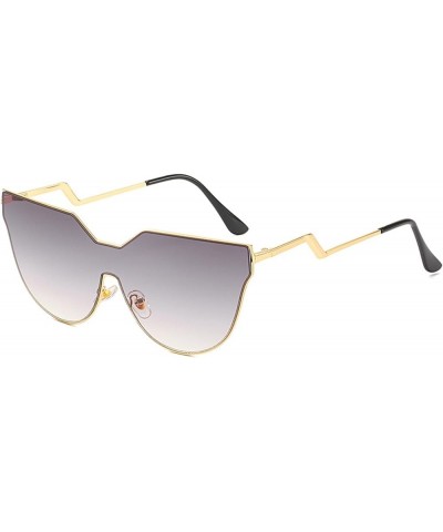 Large Frame Fashion Sunglasses for Men and Women (Color : A, Size : Medium) Medium B $19.33 Designer