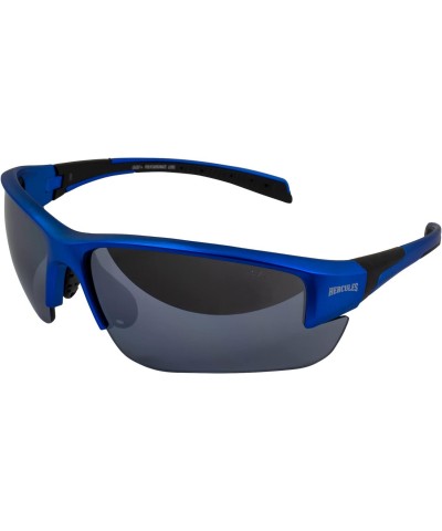 Eyewear Hercules 7 Women' s Golf Tennis Sports ANSI Z87.1 Safety Sunglasses Blue Frame with Flash Mirror Lenses $9.71 Sport