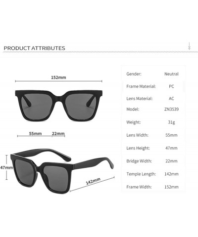 Large Frame Retro Sunglasses for Men and Women Vacation Beach Fashion Decorative Sunglasses (Color : 4, Size : 1) 1 1 $10.64 ...