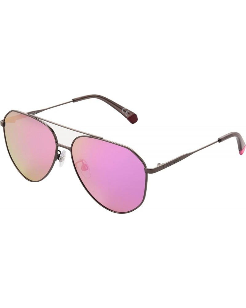 Women's Poppy Aviator Sunglasses Gunmetal $11.41 Aviator