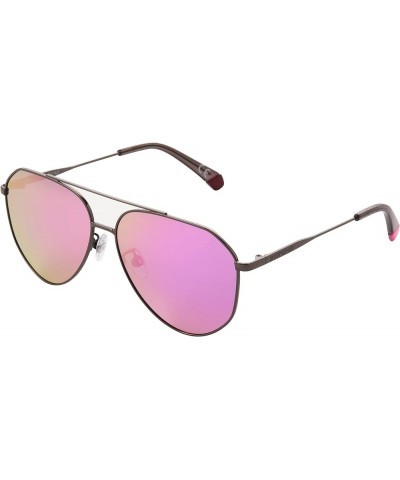 Women's Poppy Aviator Sunglasses Gunmetal $11.41 Aviator