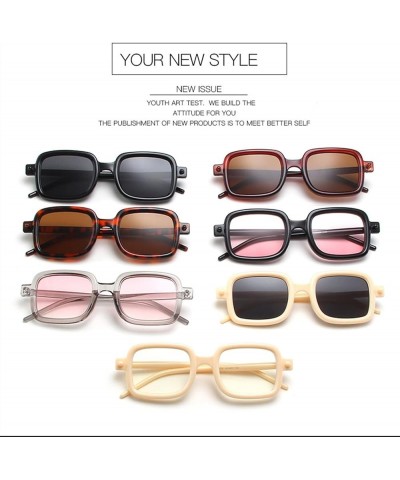 Square Retro Outdoor Holiday Beach Sunglasses For Men And Women D $15.74 Designer