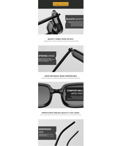 Square Retro Outdoor Holiday Beach Sunglasses For Men And Women D $15.74 Designer