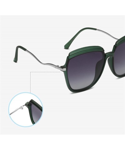 Fashion Woman Polarized Retro Sunglasses Outdoor Sunshade Driving (Color : B, Size : Medium) Medium E $22.57 Designer