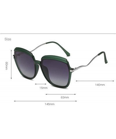 Fashion Woman Polarized Retro Sunglasses Outdoor Sunshade Driving (Color : B, Size : Medium) Medium E $22.57 Designer