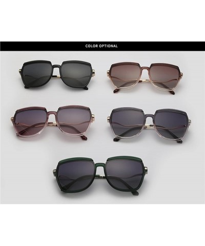 Fashion Woman Polarized Retro Sunglasses Outdoor Sunshade Driving (Color : B, Size : Medium) Medium E $22.57 Designer