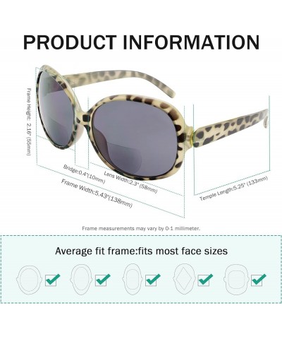 Bifocal Sunglasses Women Sunshine Readers Reading Sunglasses Oversize Tortoise $9.23 Aviator