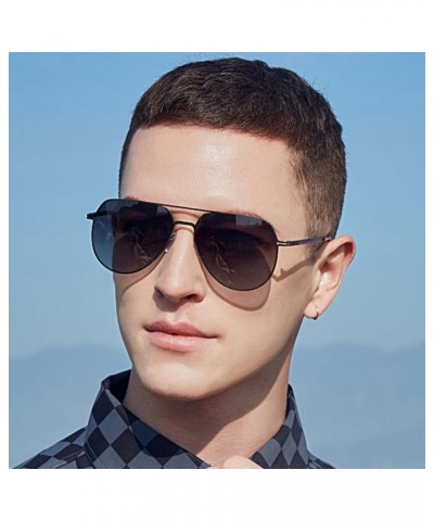 Polarized Sunglasses Men Rimless Driver Driving Glasses (Color : C, Size : Medium) Medium D $25.36 Rimless