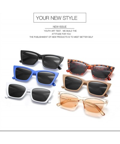 Fashion Cat Eye Large Frame Sunglasses Retro Outdoor Party Decorative Sunglasses (Color : F, Size : 1) 1A $18.86 Designer