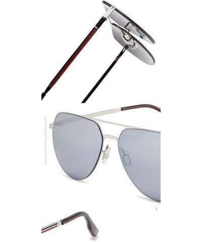 Polarized Sunglasses Men Rimless Driver Driving Glasses (Color : C, Size : Medium) Medium D $25.36 Rimless