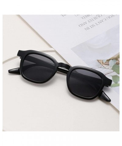 Retro Square Large Frame Sunglasses Men That Fashion Classic Outdoor Sunglasses (Color : B, Size : 1) 1 H $13.44 Designer